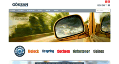 Desktop Screenshot of goksanmakina.com