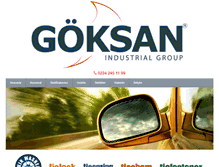 Tablet Screenshot of goksanmakina.com